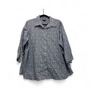 Lands and women’s 24W no iron button down shirt
